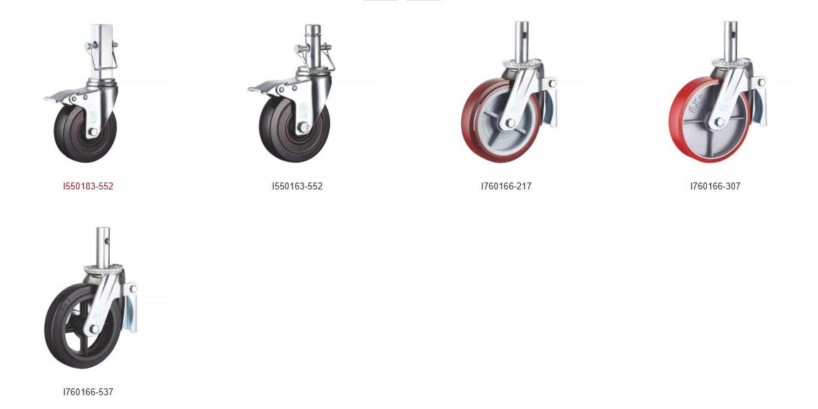 HOD PU and TPR compact caster wheel product range