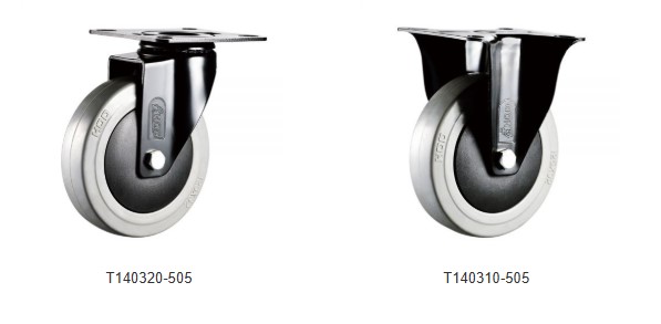 HOD PU and TPR compact caster wheel product range